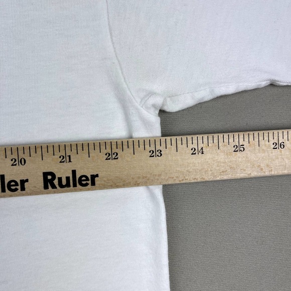 Vintage Led Zeppelin T-Shirt Size Large White Rock Band Portrait Drawing Art 90s - Picture 9 of 11